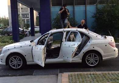 汽車、船模等大型物體掃描
